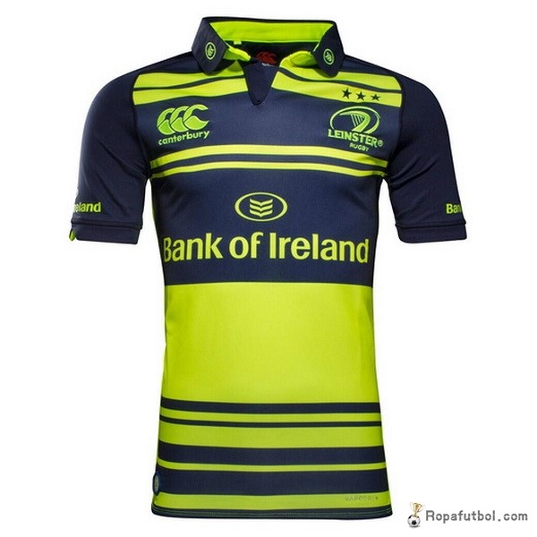 Camiseta Rugby Leinster Replica Segunda Ropa 2017 Negro Verde